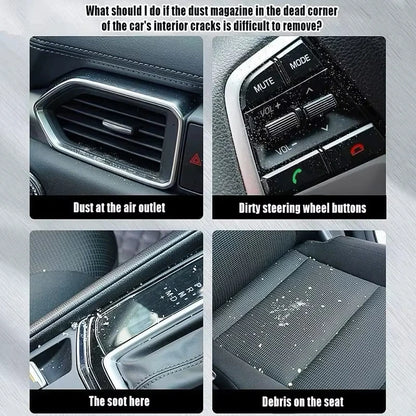 Car Motorcycle Interior Cleaning Brush Air Conditioner Air Outlet Cleaning Soft Brush Car Brush for Car Moto Cleaning Brush