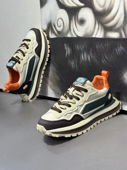 أحذية رياضية رجالية أحذية رياضية بنعل سميك أحذية رياضية كاجوال رياضية وترفيهية أحذية بدون كعب مقاومة للانزلاق