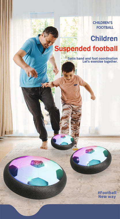 1 Pcs Battery Type Electric Light Air Cushion Indoor Parent Child Exercise Suspended Football