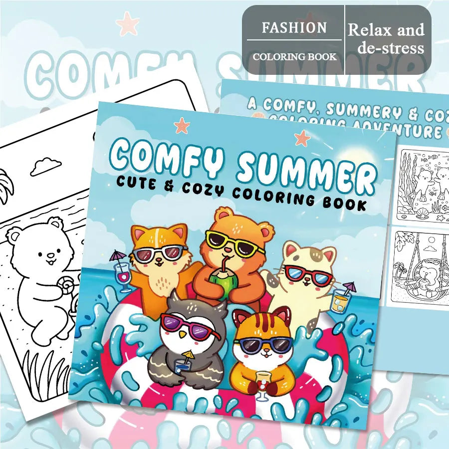 "Magical Creatures" coloring book: variou wonderful scenes and magical creatures, bringing a relaxing and enjoyable coloring jo