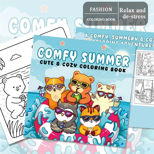 "Magical Creatures" coloring book: variou wonderful scenes and magical creatures, bringing a relaxing and enjoyable coloring jo