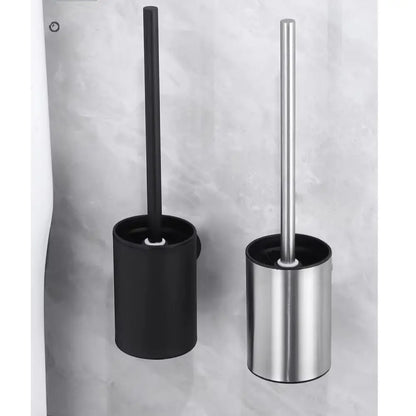 Bathroom Toilet Brush Holder Cleaning Bathroom Hardwares Stainless Toilet Brush Wall Mounted Bathroom Accessories Cleaning Tools