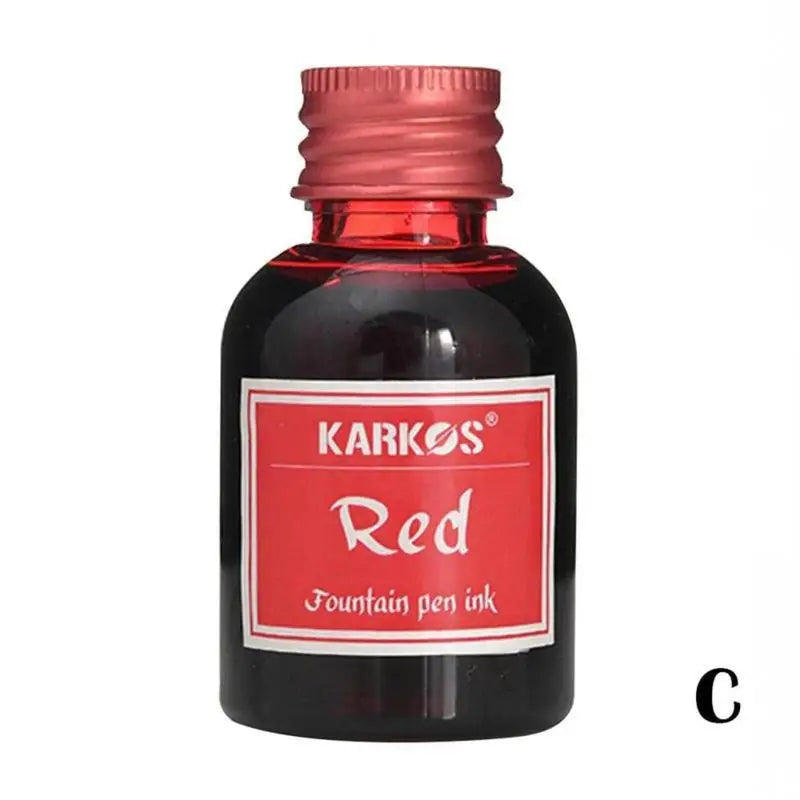 1 Bottle Pure Colorful 20/30ml Fountain Pen Ink Refilling Ink Stationery School High Quality Calligraphy Writing Fountain Ink