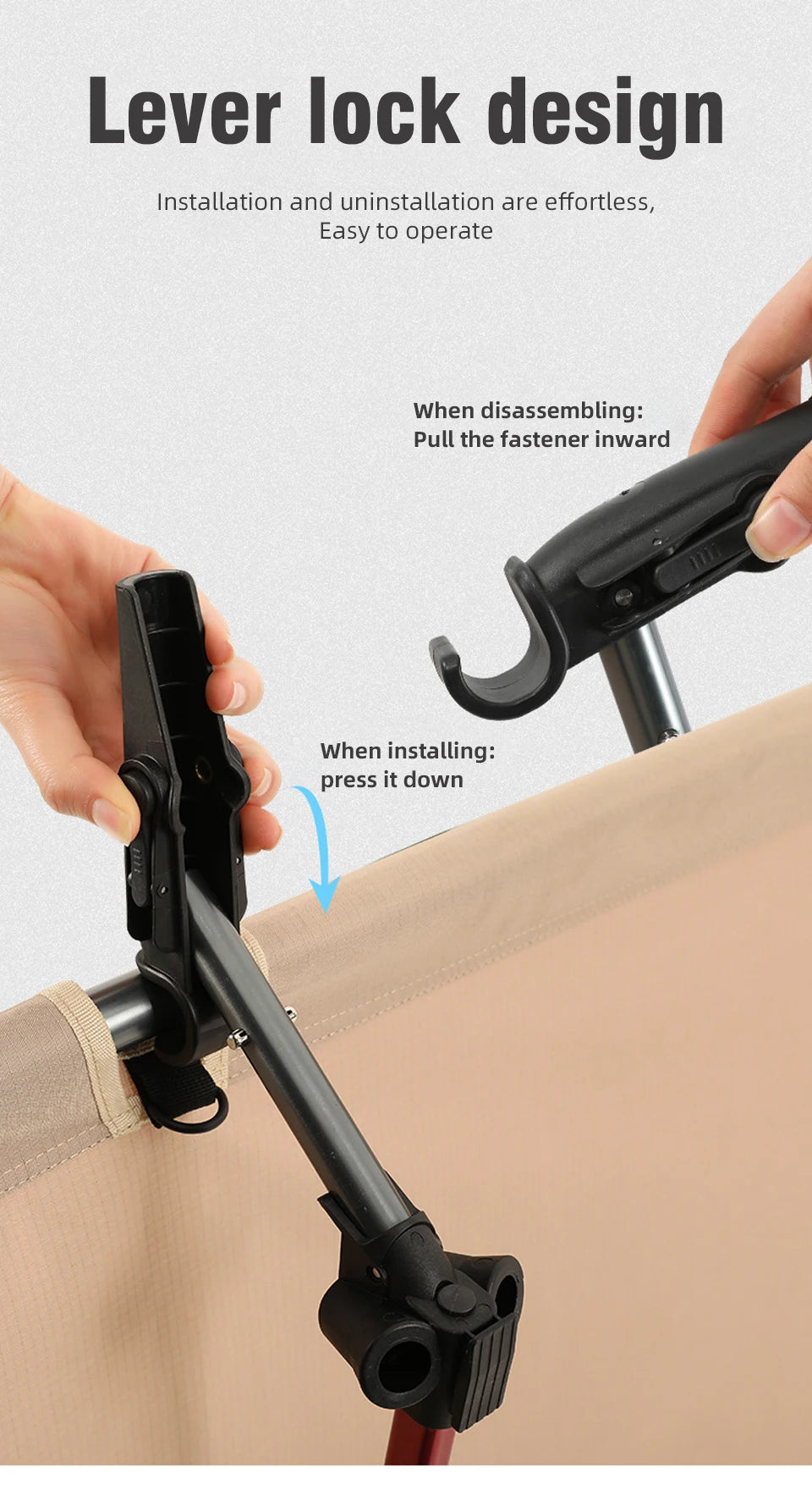 PACOONE Camping Cot  Folding Camping Bed Portable Outdoor Bed Comfortable Sleeping Cots for Adults & Kids Camping, Travel, RV