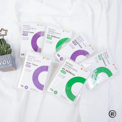 Fundas para tarjetas Kpop, bolsa protectora transparente antiarañazos, soporte para tarjetas de ídolo DIY