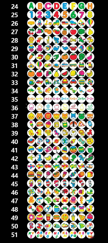 10 Cards Cartoon Projection Flashlight 80 Patterns Creative Children Flashlight Toy Projector Baby Toys Bedtime Story Book Toy