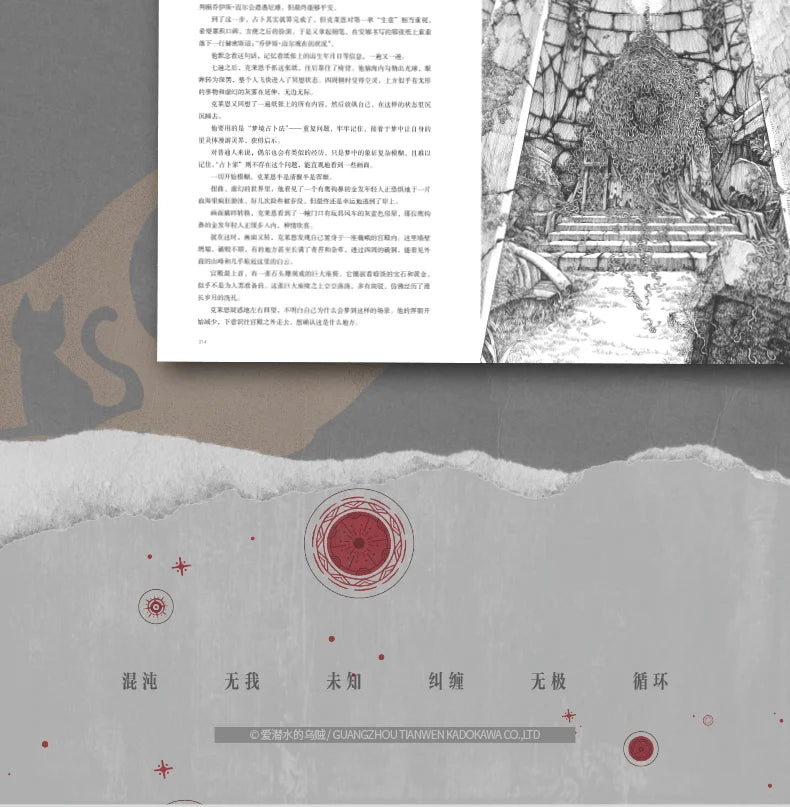 Genuine, Lord of Mysteries 1 2 3 4 5 The Scuba, Cthulhu Novel, Physical Book, Full Set, Klein