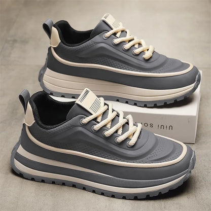 Men Shoes Platform Male Sneakers Fashion Thick Soles Casual Sport Shoes Breathable Height Increased Athletic Shoes Walking Shoes