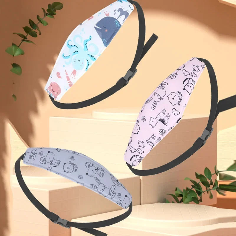 Baby Safety Pillows Infant Baby Car Seat Head Support Children Belt Fastening Belt Adjustable Boy Girl Playpens Sleep Positioner