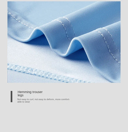 4pcs Boxer Shorts Men's Ice Silk Underwear Cool Underpants Breathable Sexy Thin Panties U Convex Lingerie Wholesale Lots L-6XL