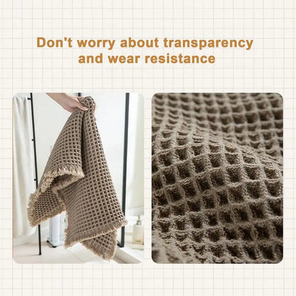Bath Mat Bathroom Rugs Shower Mat Non Slip Waffle Quick Dry Machine Washable Carpet Super Absorbent Waffle Bathroom Mat