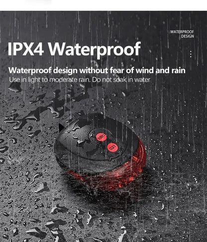 Bicycle Rear Light Red Tail Light LED Night Safety Warning Light Cycling Taillight Easy to Install Lantern for Bike Accessories