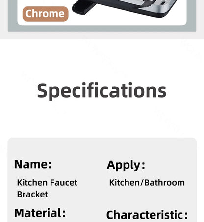 Kitchen Faucet Rack  Kitchen Accessories Sponge Storage Rack Kitchen Sink Rack Holder Dishcloth Towel Rack Filter Basket