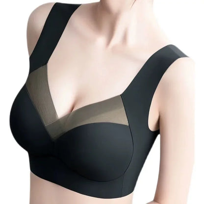 Soft Support Seamless Underwear Comfortable Gathering No Steel Ring Collection Light Thin Breathable Bra Style