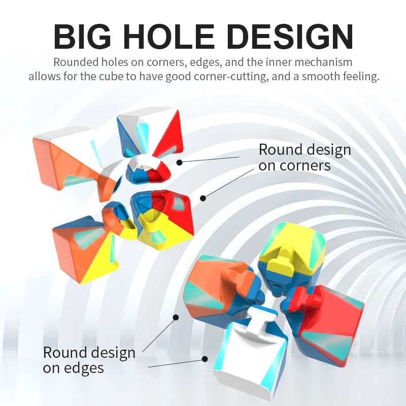 MoYu Meilong3c Professional Magic Cube 3x3x3 classroom Stickerless 3 Layers Speed Cube Puzzle Cube Fidget Toys For Childrengifts