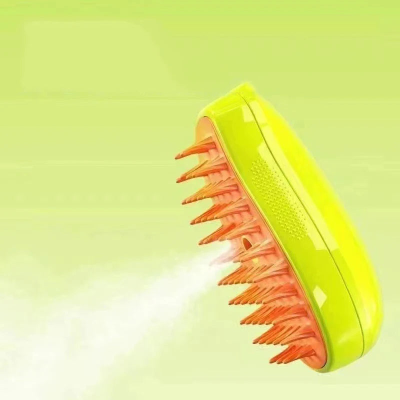 New pet spray massage comb cat and dog one-click spray anti-skies comb bath brush remove floating hair pet comb