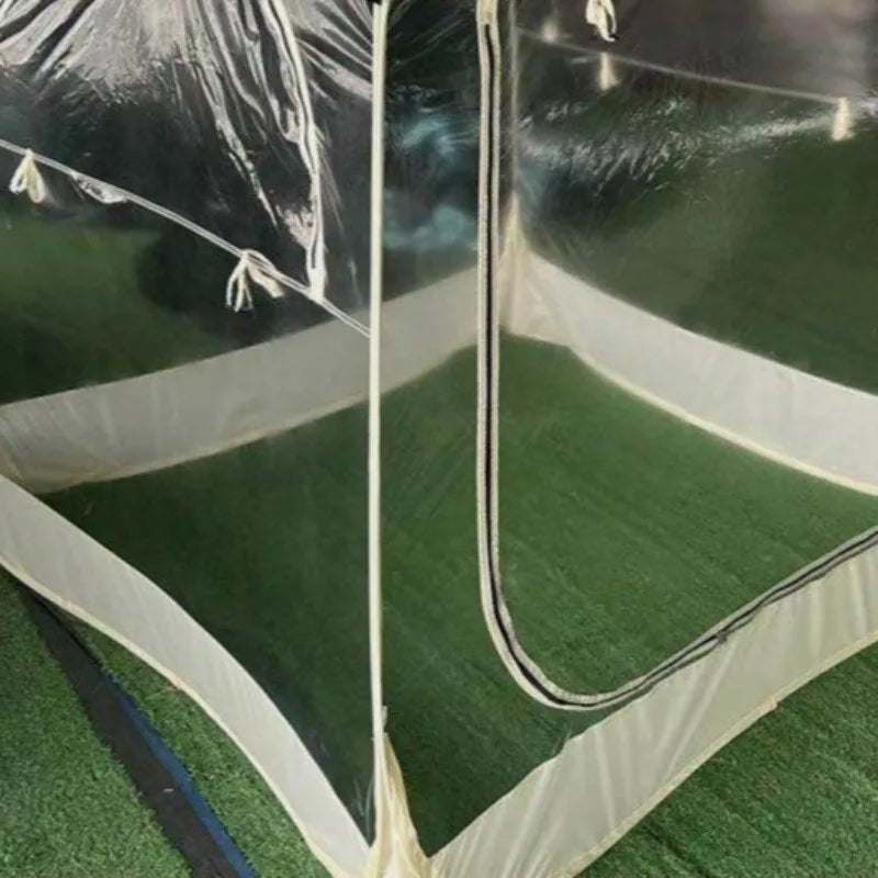 Outdoor Transparent Panoramic Tent Creative Windproof Courtyard Dinner Dome Camping Tents Family Travel Parties Equipment