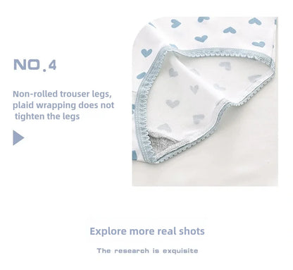 5pcs Women’s Cotton Panties Underwear Briefs Set Cute Bow Heart Plaid Print Soft Breathable Comfy Intimates Lingerie