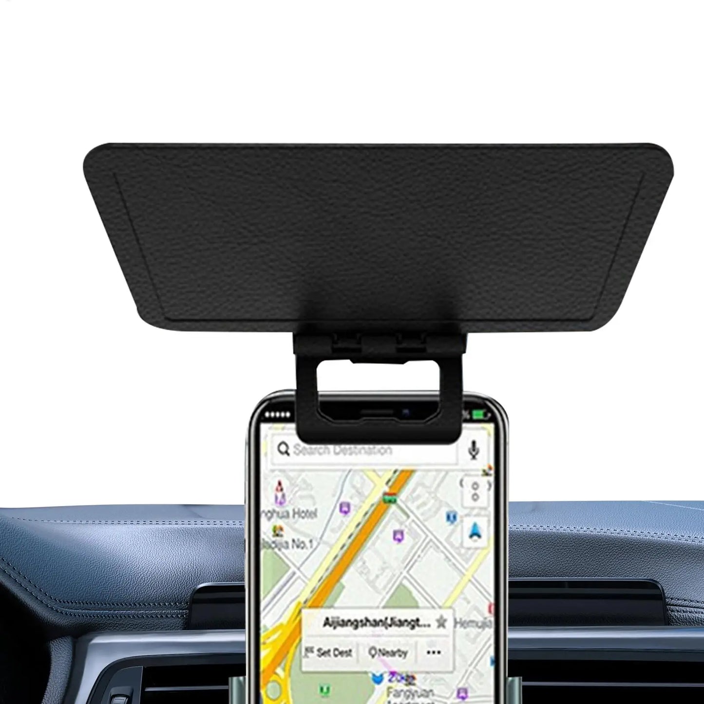 Phone Sun Shade Foldable Phone Anti-UV Shade Cellphone UV Protection Cover Folding Smartphone Sunshade Phone Sun Visor with Clip