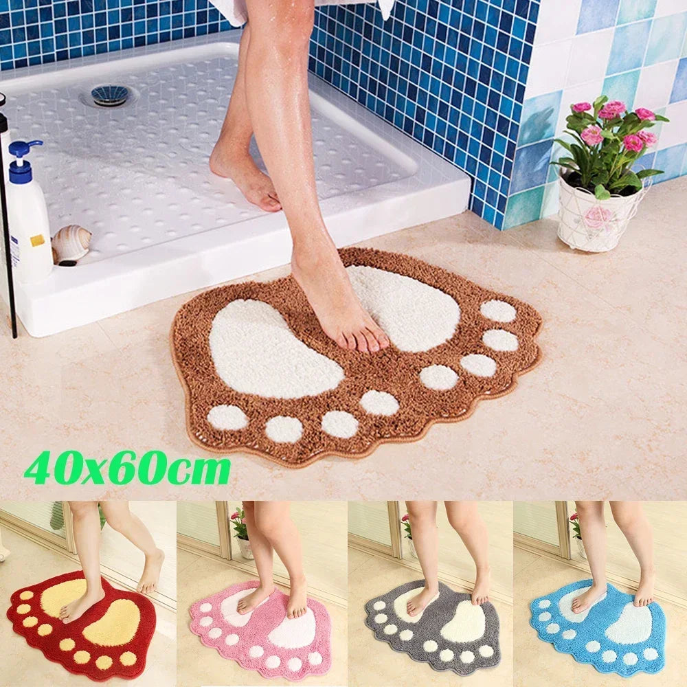 Bathroom Rugs Mats Water Absorbent Non-Slip Mat Used in Bathroom, Shower, Microfiber Bath Mat Machine Bath Mat Bathroom Mat