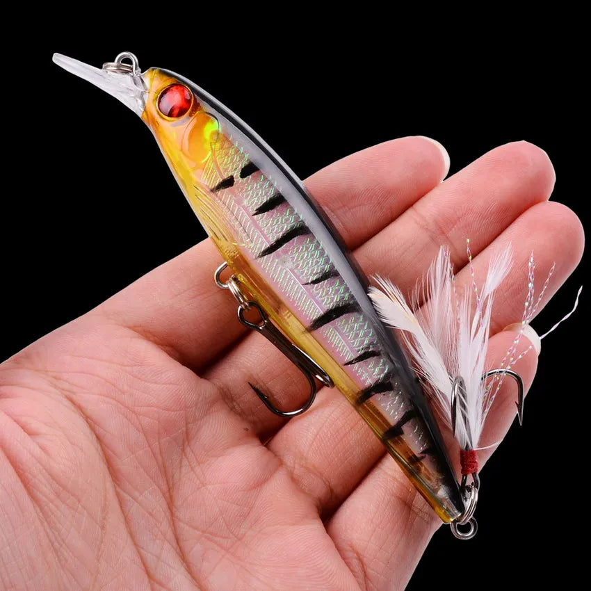 3/5/8 Pcs of Random Fishing Lure Set High Quality Swimming Bait Minnow Mini Crank Wobble Bait Crankbait Artificial Bait