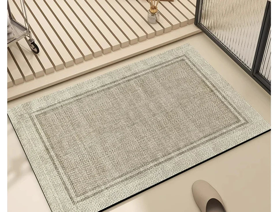 Bathroom Mat Absorbent Floor Mats Bath Carpet Soft Diatom Mud Non-slip Rug Toilet Doormat Entrance Door Коврик для ванной 욕실 매트