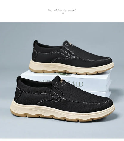 Shoes for men, 2024 autumn new single shoes, British style bean shoes, dad shoes, one foot casual shoes
