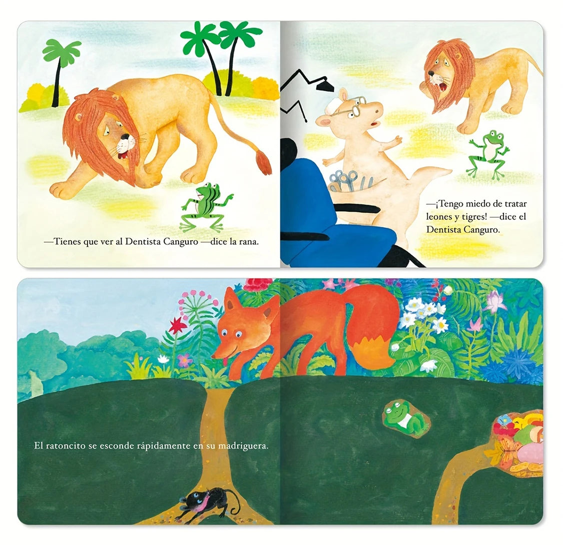 Spanish series A Set Of 10 Baby Bedtime Fairy Tale Early Education Books Children's Enlightenment Color Picture Reading Toy Gift