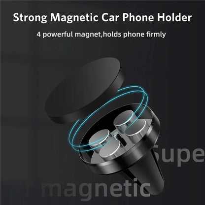 Magnetic Phone Holder in Car Stand Magnet Cellphone Bracket Car Magnetic Holder for Phone for iPhone 15 14 13 12 Huawei Xiaomi