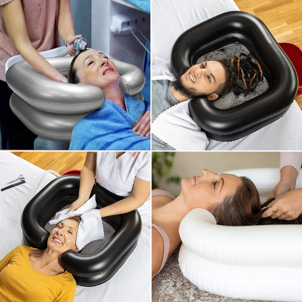 bathroom accessories Inflatable shampoo basin, portable shampoo basin, elderly, pregnant women, disabled, home,  hospitals