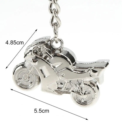 Men Keychain Exquistie Decorative Zinc Alloy Cool Motorcycle Pendant Keyring Men Jewelry Car Key Chain Bag Charm Accessories