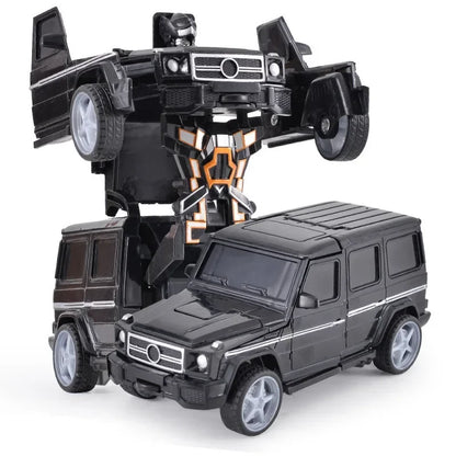 Transforming Inertial Car with Collision Technology: Autobot Robot Car for Boys