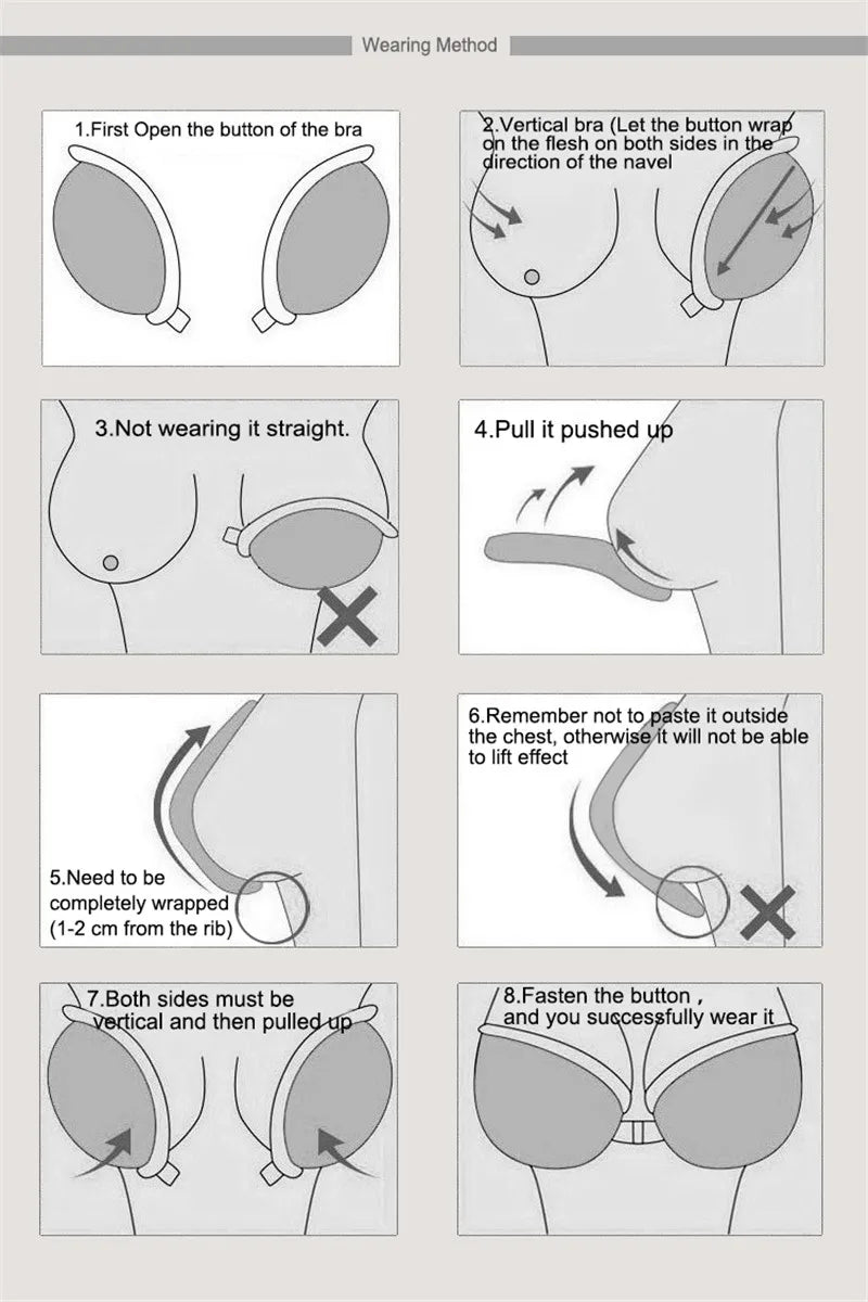 1PC Women's Solid Invisible Nipple Stickers Reusable Invisible Self Adhesive Silicone Bras Stickers Bra Nipple Covers Accessorie