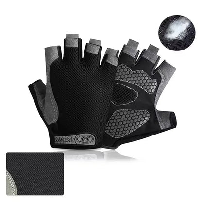 Breathable Anti-Slip Half Finger Gloves for Fitness Cycling Summer Gym Cycling Gloves for Men And Women Bicycle Riding Fishing