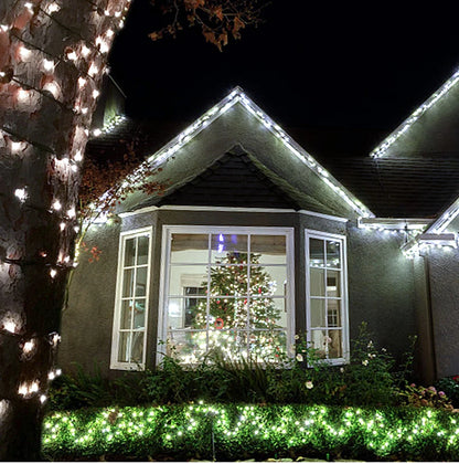 Leather LED Solar String Fairy Lights 100M Christmas Lights Waterproof Outdoor Garland High-Power Solar Lamp For Garden Decor