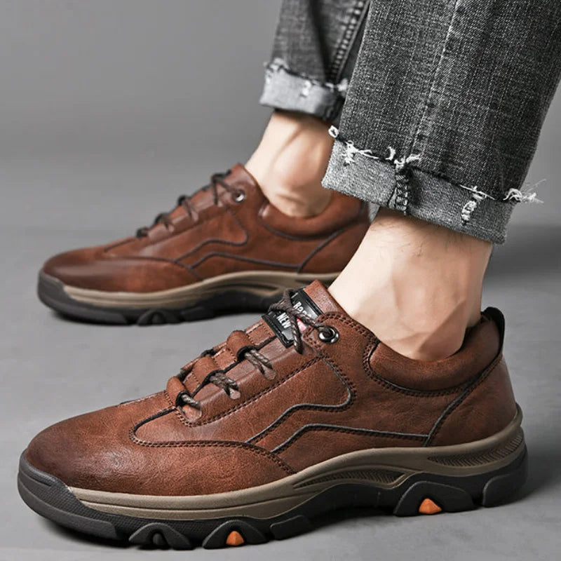 Men's Casual Shoes Outdoor Sneakers Men Retro Leisure Business Shoes Non Slip Comfortable Sports Walking Shoe Tênis Masculino