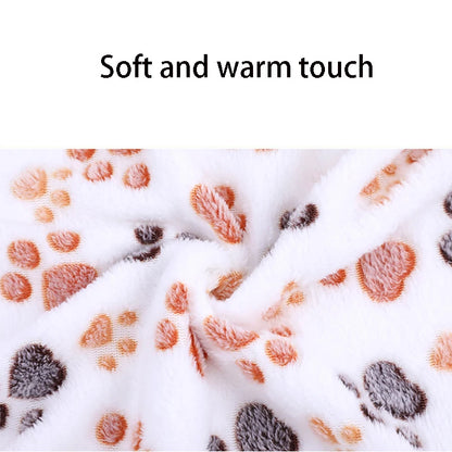Pet Bed Mat Cute Warm Cover Towel Handcrafted Cat Dog Fleece Soft Blanket for Small Medium Large dogs Puppy Pet Supplies ﻿