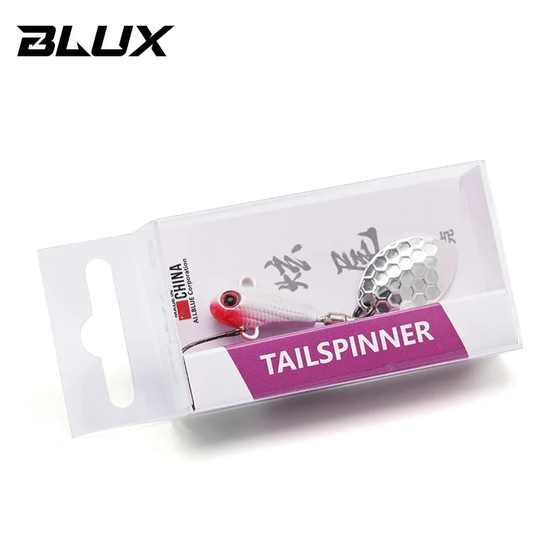 BLUX SPINTAIL Fishing Lure 4.5g 7g 11g Mag Tail Spinner Shad Metal Vib Casting Shore Jig Bait Copper Blade Spoon Freshwater Bass