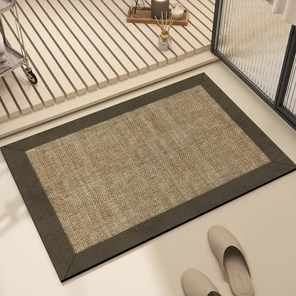 Bathroom Mat Absorbent Floor Mats Bath Carpet Soft Diatom Mud Non-slip Rug Toilet Doormat Entrance Door Коврик для ванной 욕실 매트
