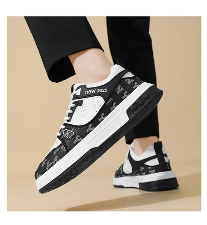 Men's Shoes, Spring 2025 New Printed German Training Board Shoes, Versatile, Niche, High-end, Sports and Leisure Shoes