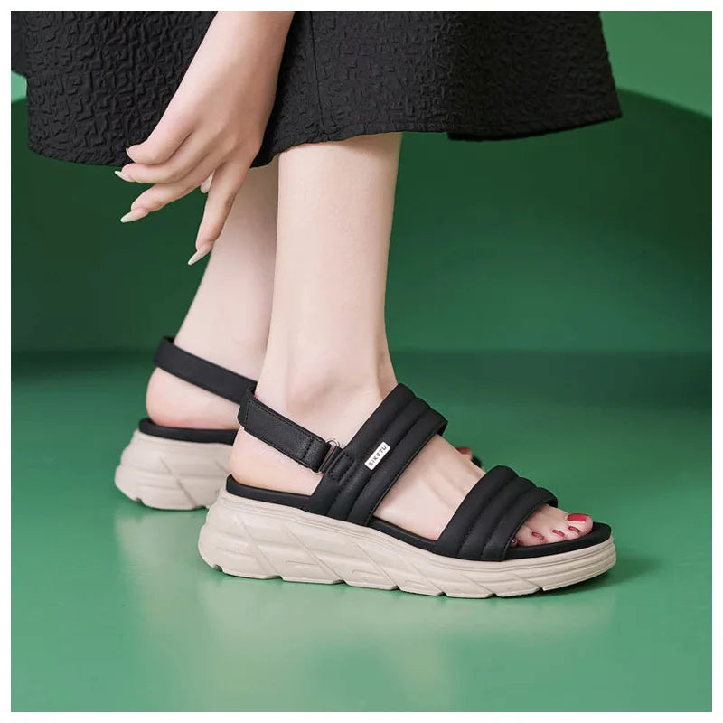 Shoes for Women 2025 Summmer Fashion Women Platform Sandals Casual Comfortable Non-slip Wedges Shoes Zapatos De Mujer
