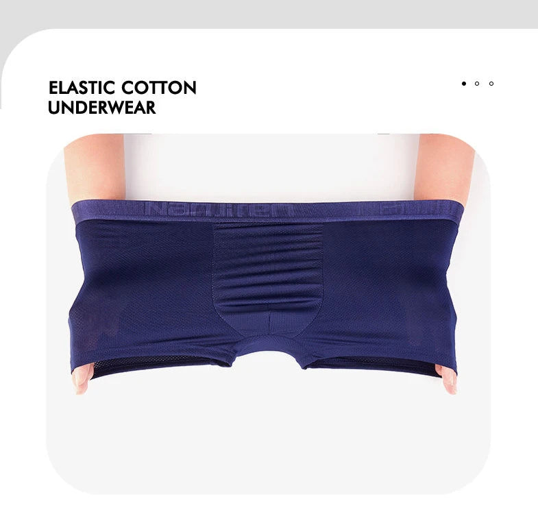 Men Panties Male Underpants Man Pack Shorts Boxers Underwear Slip Homme Calzoncillos Bamboo Hole U Convex Pouch Large Size 6XL