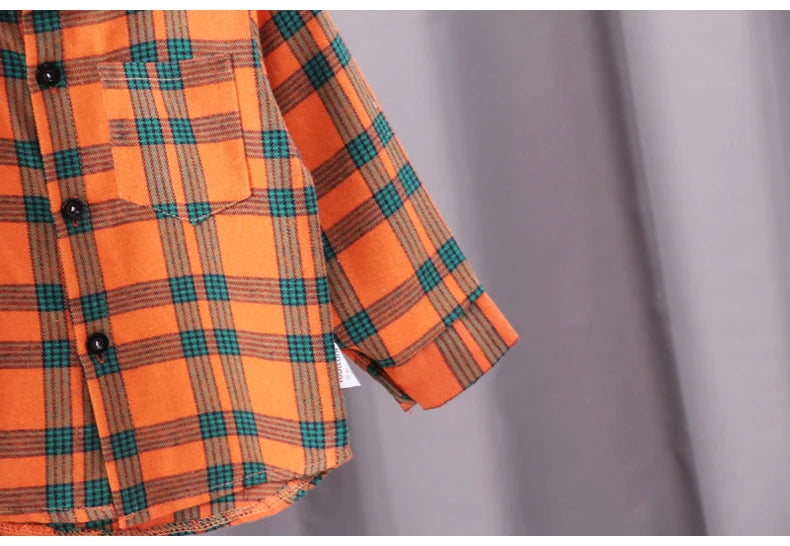 Kids Shirt Clothes Spring Thin Blouses Clothing Infant Boy Striped Cotton Tops 1 2 3 4 Years Kids Long Sleeves Shirt