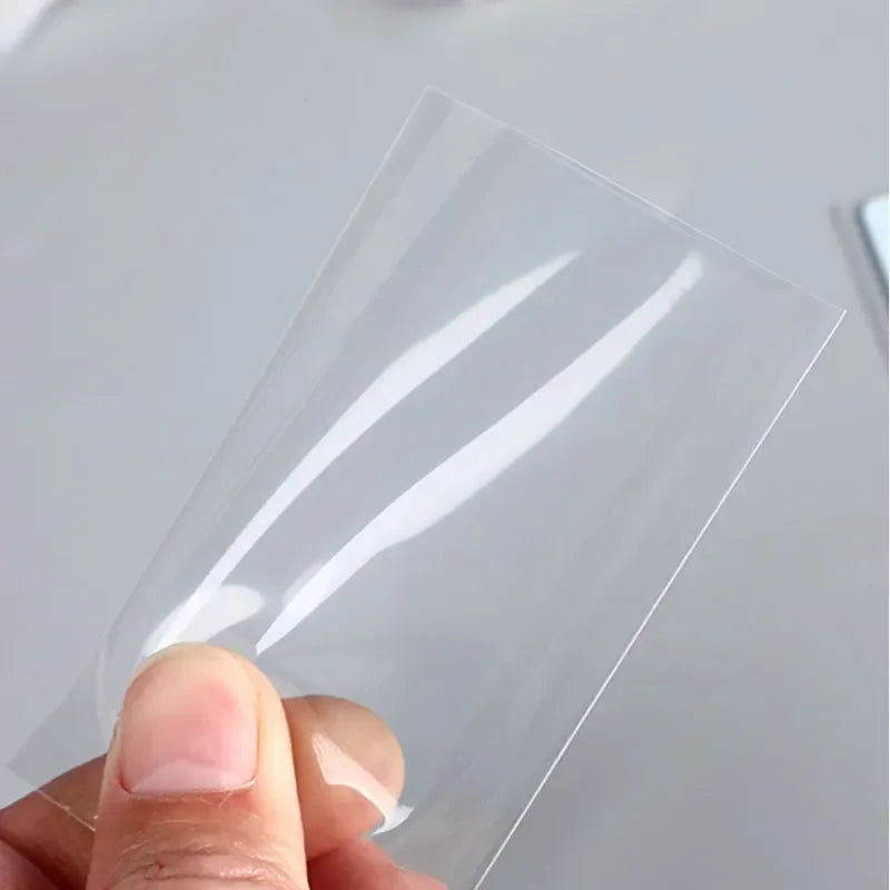 Fundas para tarjetas Kpop, bolsa protectora transparente antiarañazos, soporte para tarjetas de ídolo DIY