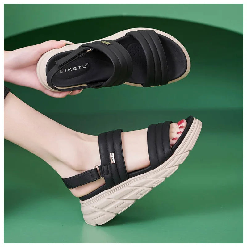Shoes for Women 2025 Summmer Fashion Women Platform Sandals Casual Comfortable Non-slip Wedges Shoes Zapatos De Mujer