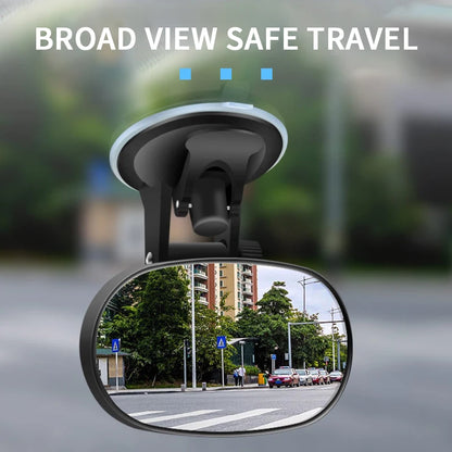 Interior Car Baby Mirror Rear Seat Baby Kids Monitor Mirrors For Safety Auto Windshield Suction Cup Sun Visor Plate Clip Mirror