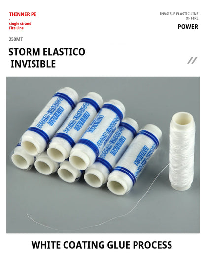 FTK 250M Strong Elastic Firewire Elastic Line 0.2mm Fishing Line Japan Fishing Thread fishing Tools Fishing tackle