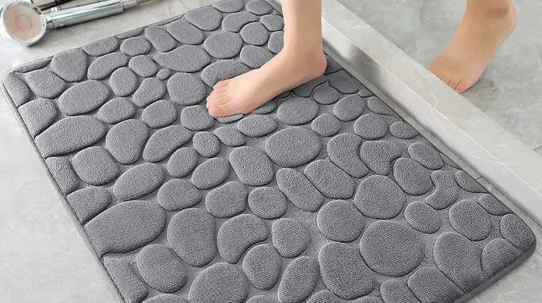 【Hot sales】Bathroom Floor Mat Absorbent Floor Mat Bathroom Door Door Toilet Quick-drying Non-slip Carpet Door Mat Entry Mat