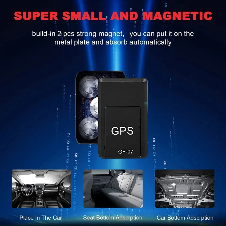 Mini GF07 GPS Car Tracker Real Time Tracking AntiTheft Anti Lost Locator Strong Magnetic Mount SlMMessage Positioner