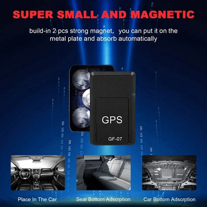 Mini GF07 GPS Car Tracker Real Time Tracking AntiTheft Anti Lost Locator Strong Magnetic Mount SlMMessage Positioner